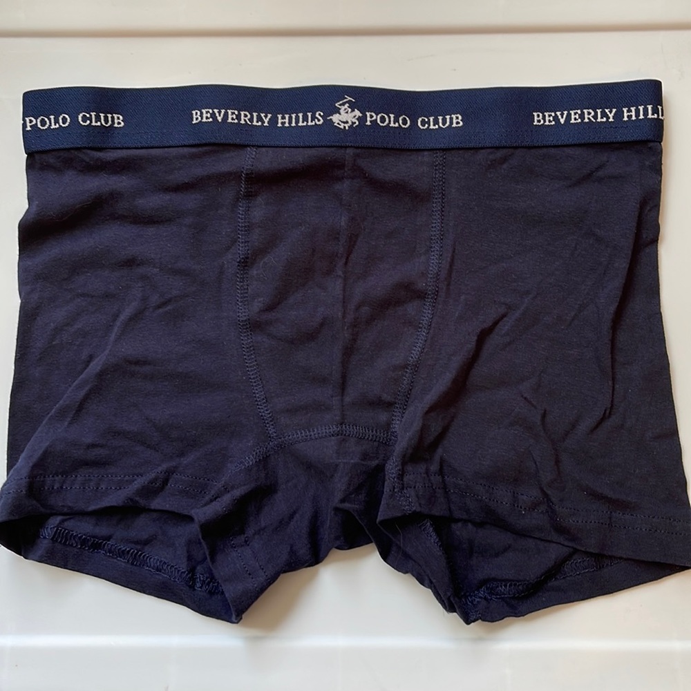 Beverly Hills Polo Club navy blue boxer briefs underwear